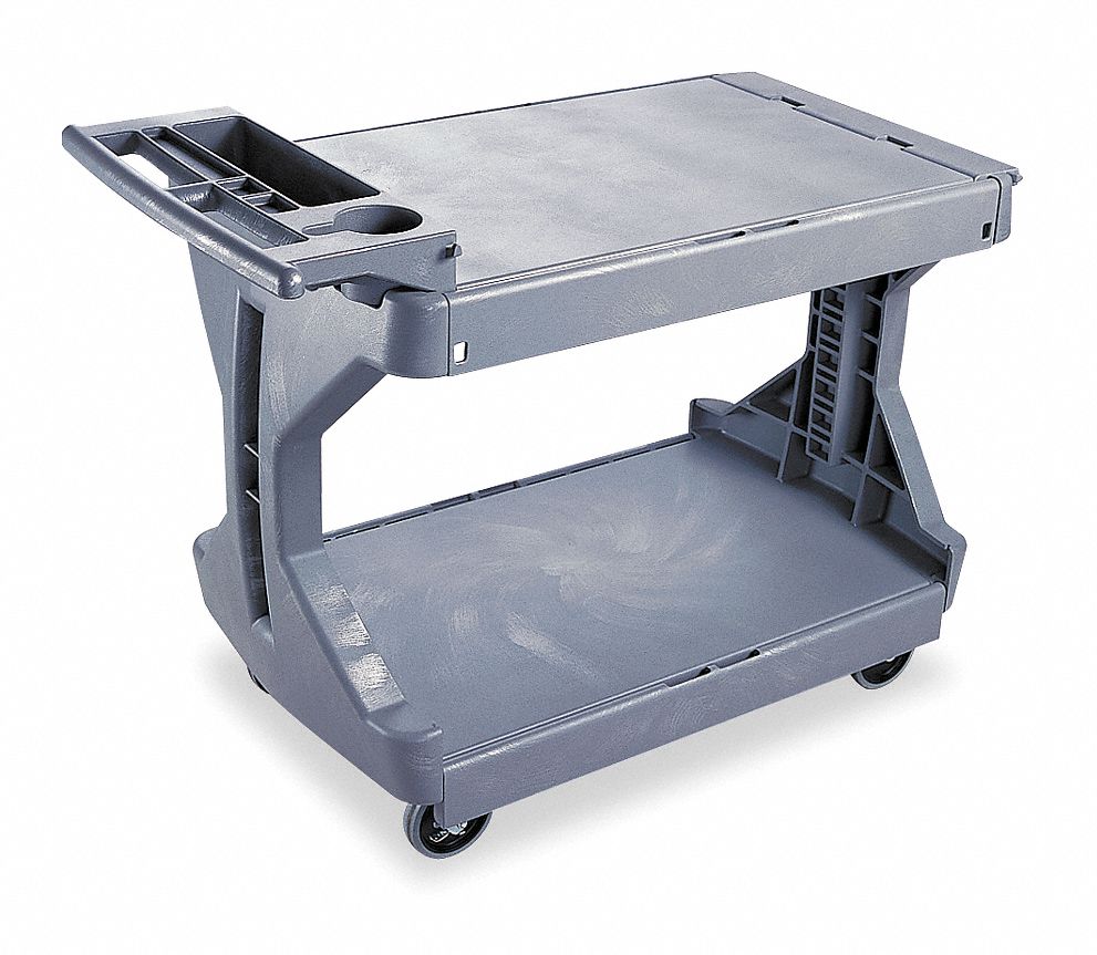 Utility Cart, 400 lb. Load Cap., PE