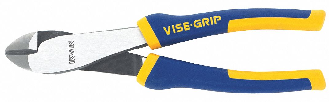 Diagonal Cut Plier, 8 In, Cushion Grip