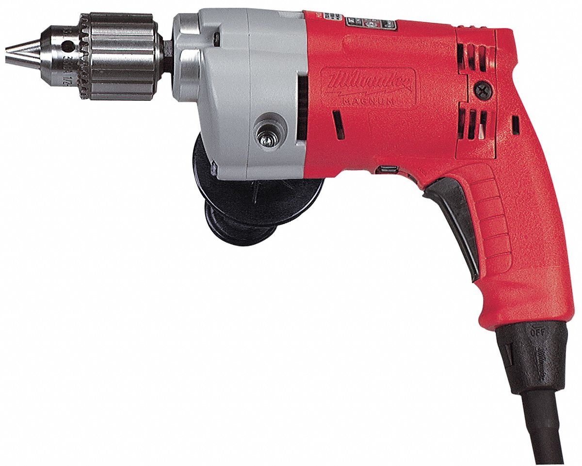 Pistol Grip Drill, 1/2 In, 950 RPM, 5.5 A
