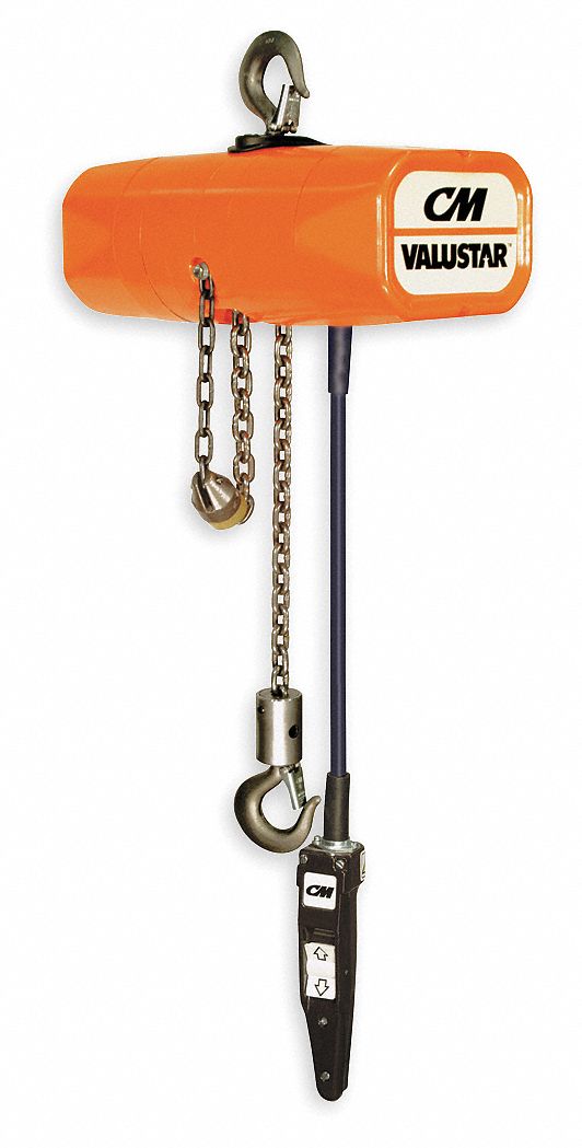 Electric Chain Hoist, 1000 lb., 16 fpm