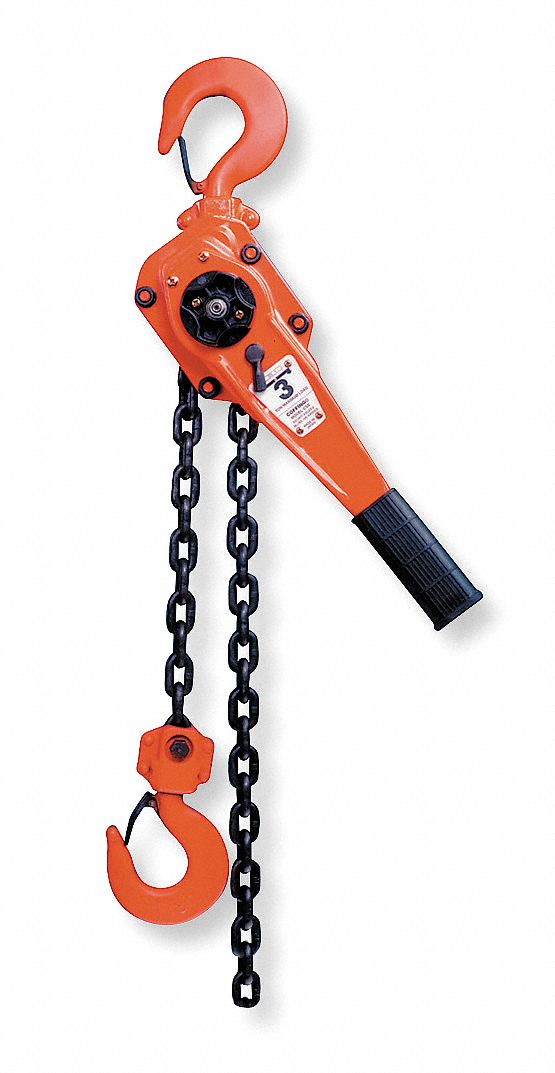 Chain Hoist/Puller, Cap 3T, Chain 10Ft