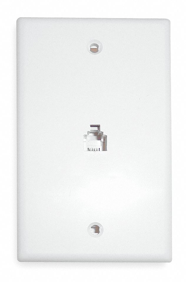 Jack, Wall Plate, Flush