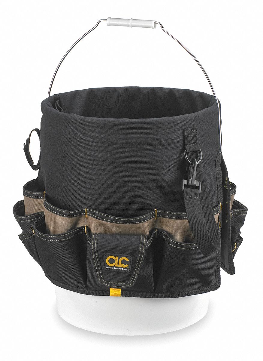 Bucket Organizer, 48 Pocket, Olive