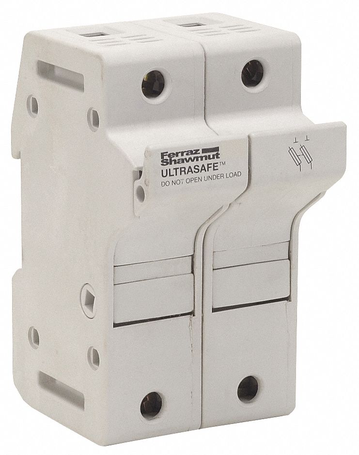 Fuse Holder, US3J, 2 Pole, 30A