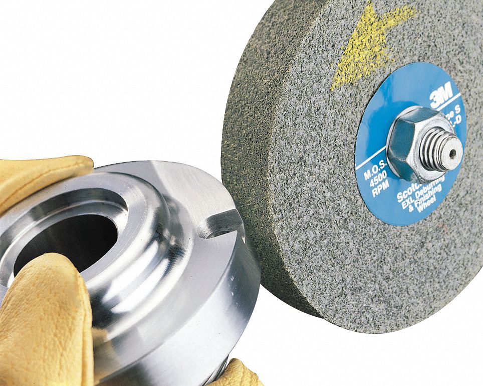 Convolute Wheel, Deburring, 8x2x3, FN