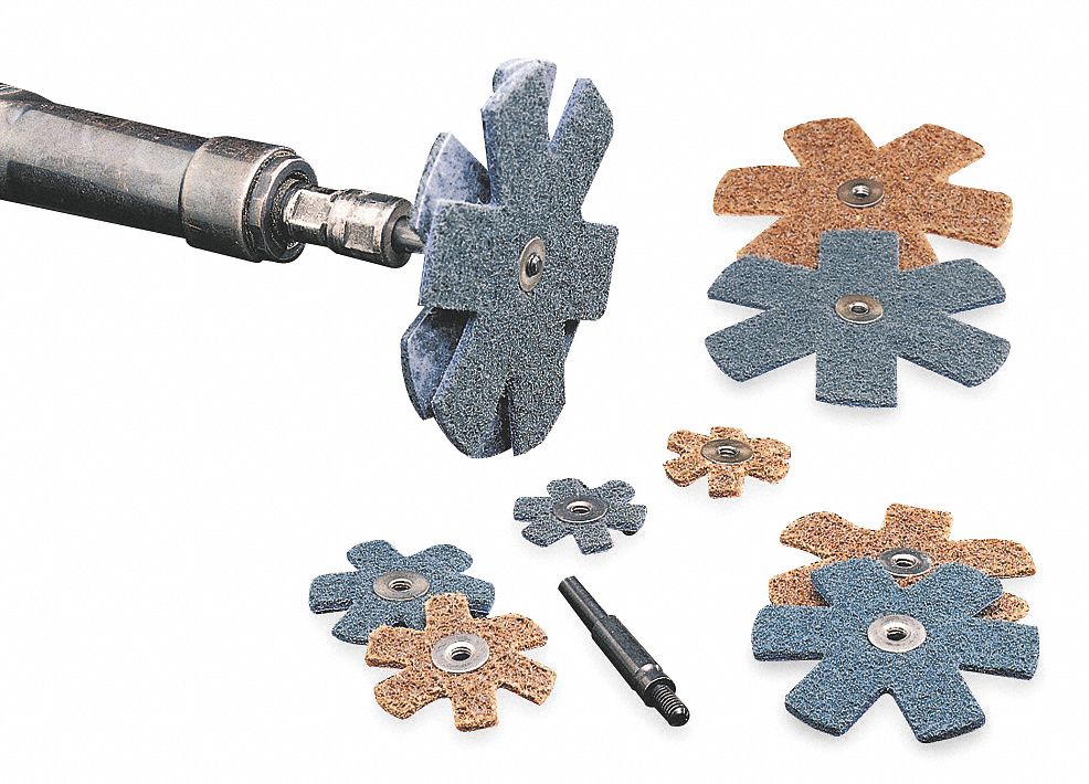 Abrasive Star, Al-Ox, 3in, Coarse