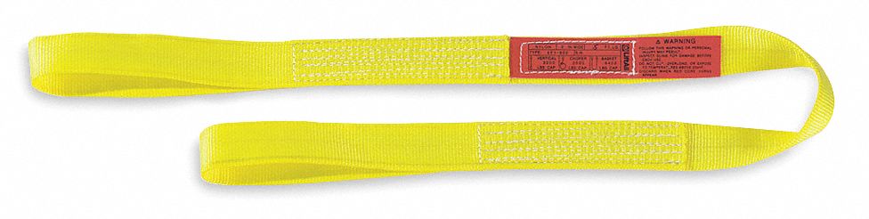 Sling, Eye & Eye, 4 Ft L, 2400 Lb Capacity