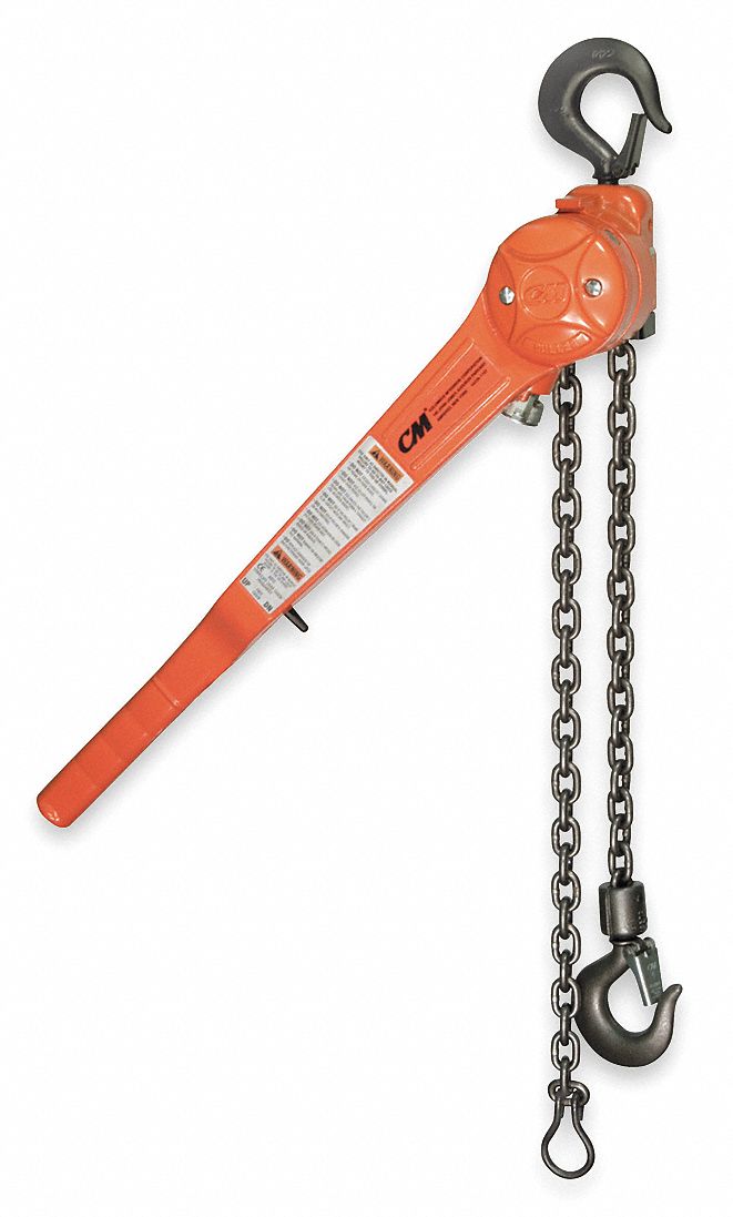Puller, Ratchet, 3T, 10Ft Lift, Rated 95Lb