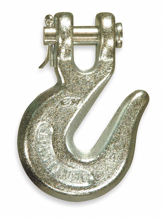 Clevis Hook, Grab, 5/16 In, 1900Lb, Grade 30