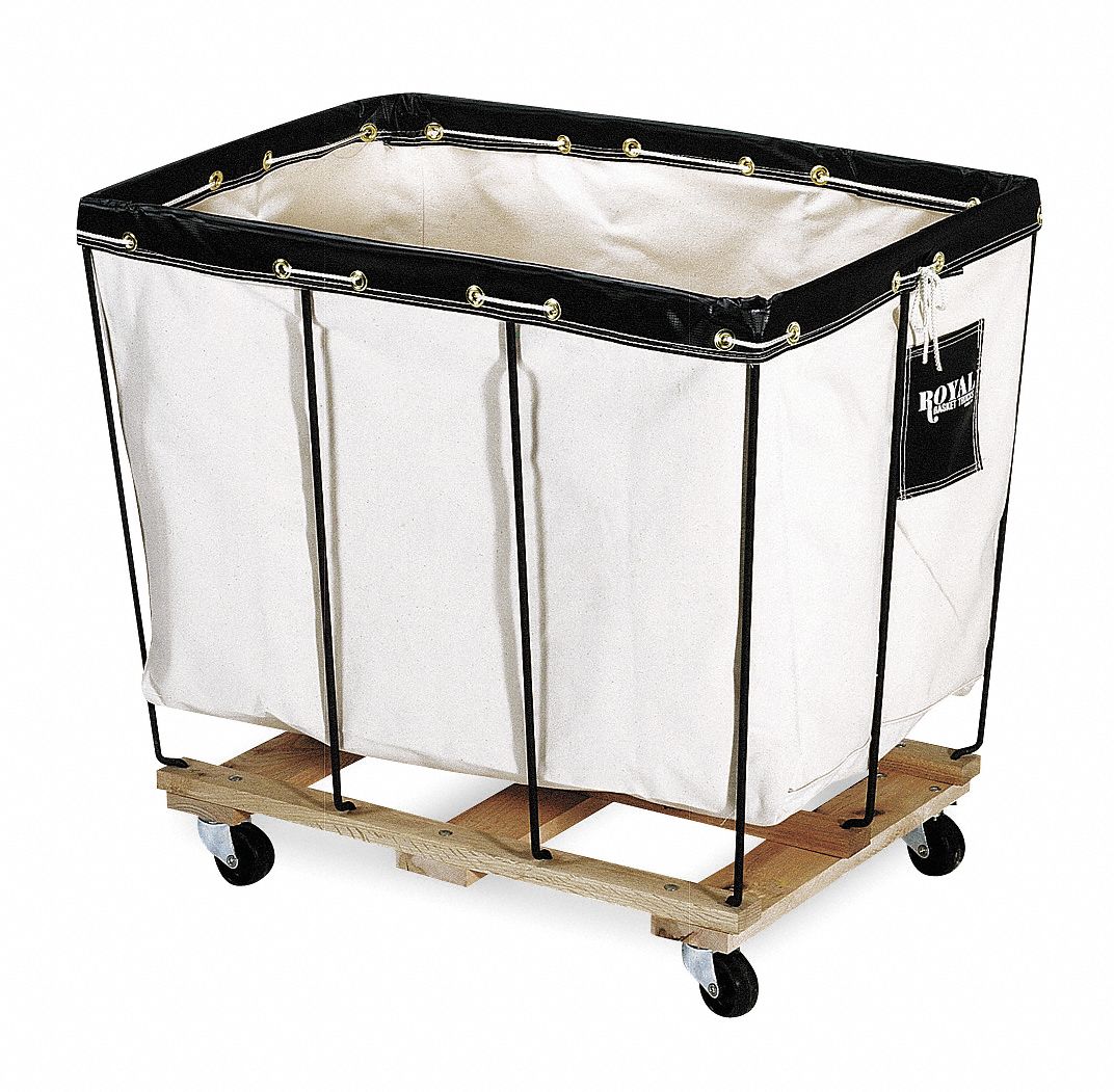 Basket Truck, 10 Bu. Cap., White, 36 In. L