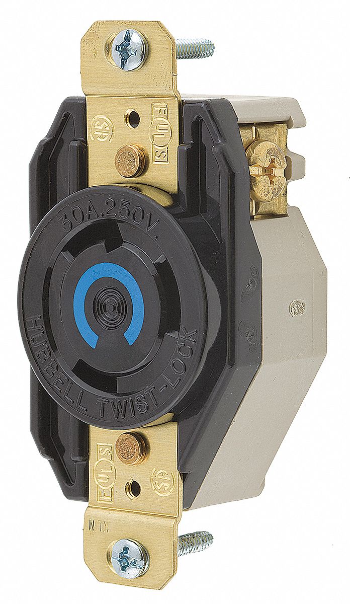 Receptacle, Single, 30 A, L6-30