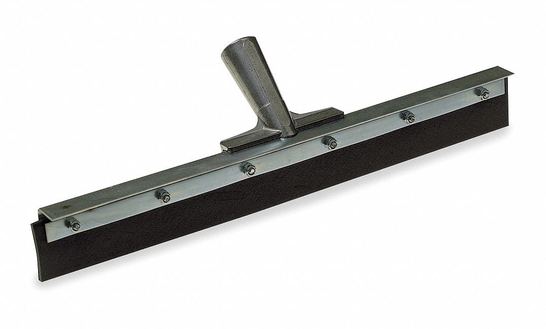 Floor Squeegee, Black, 18 In. L, Neoprene