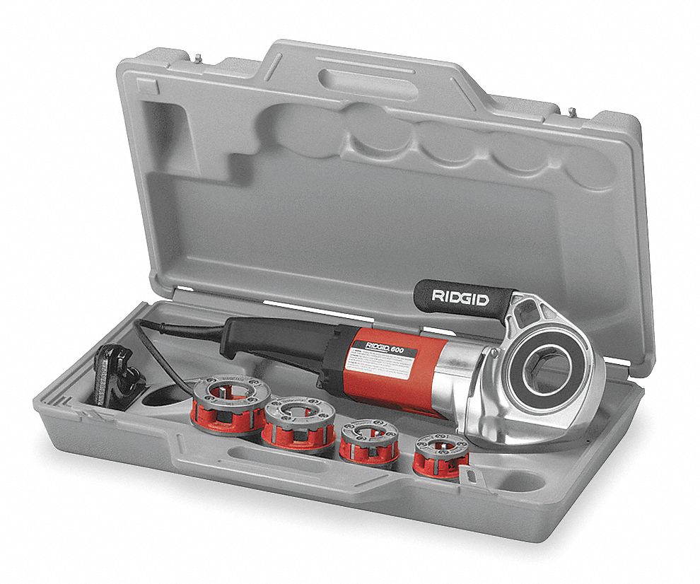 Pipe Thread Drive w/Die Heads, 1/8-1 1/4