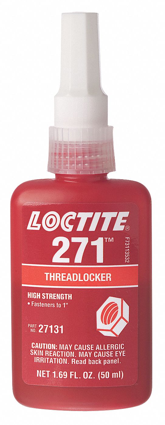 Threadlocker, 50 Ml, Red