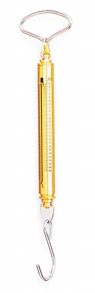 Mechanical Hanging Scale, 12-1/2 In. H