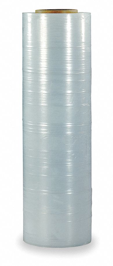 Hand Stretch Wrap, Clear, 1500 ft.L, 18In W