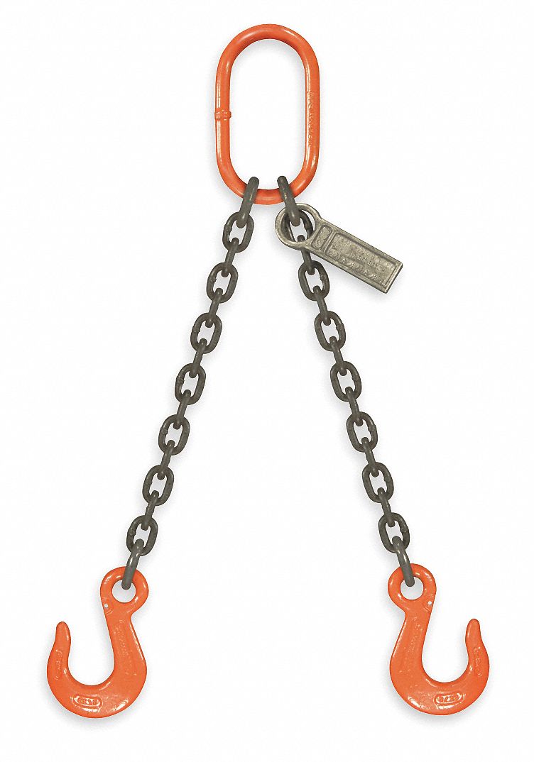 Chain Sling, G80, DOS, Alloy Stl 800, 7 ft L