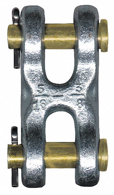 Double Clevis, 3/8 In, 6600 Lb WLL