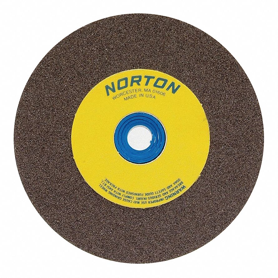 Grinding Wheel, T1, 12x2x1.5, AO, 60/80, Gray