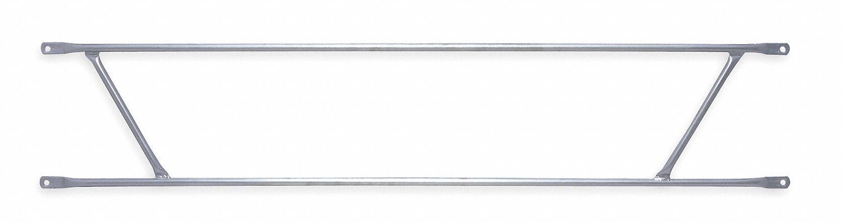 Scaffold Guard Rail, 7 ft. L, 24 In. H