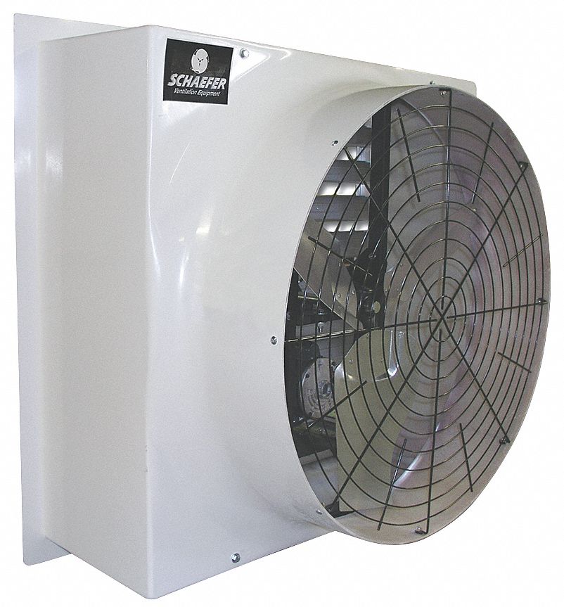 Exh Fan, B/D, 48 Dia, CFM 19, 917, 115/230 V
