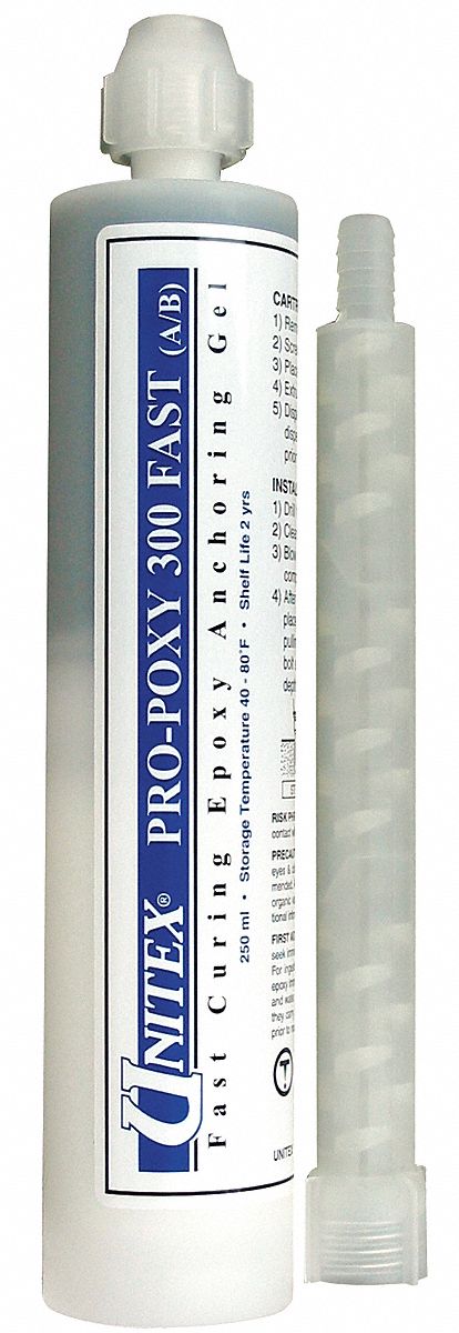 Concrete Anchoring Epoxy, 250mL Cartridge