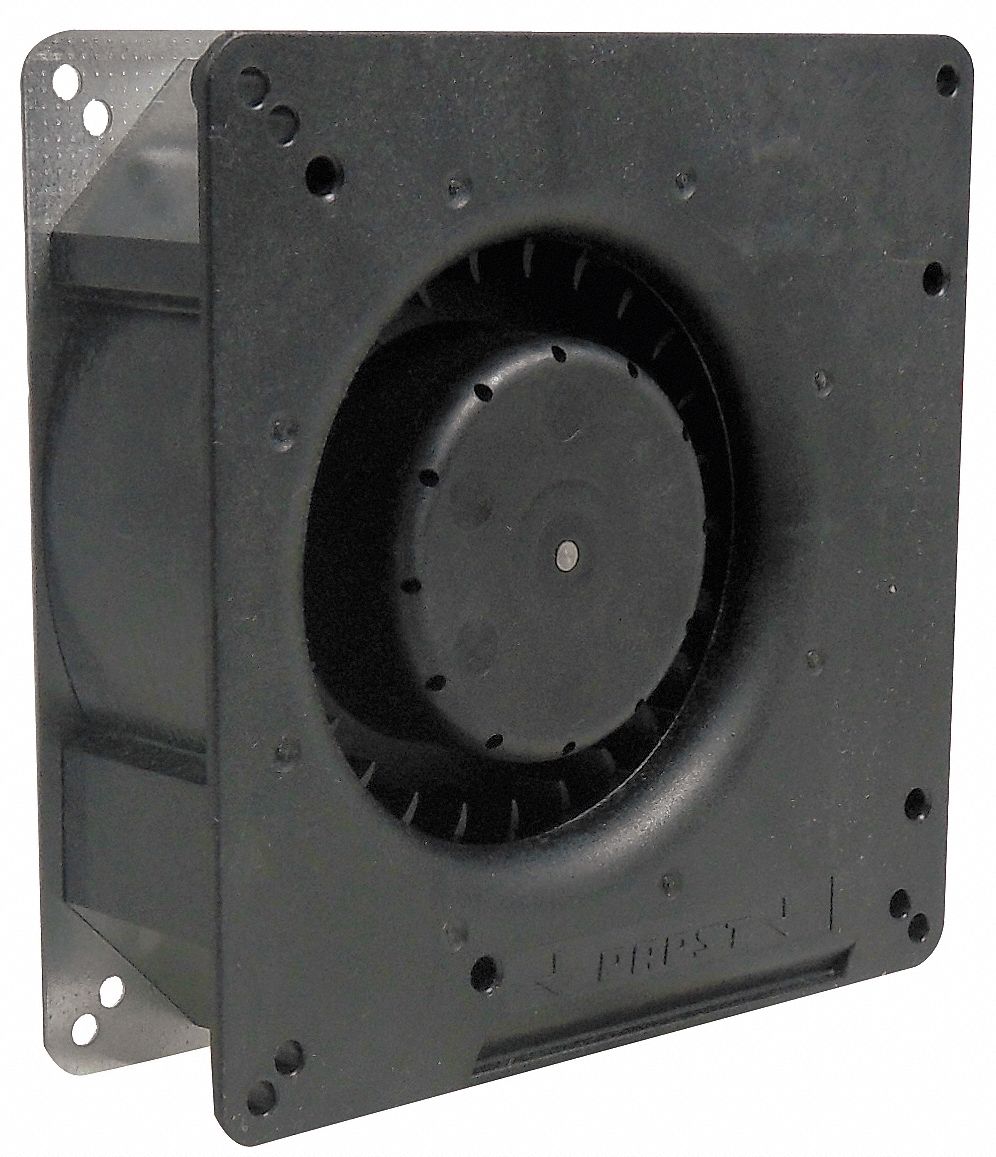 Axial Fan, 24VDC, 5-1/3In H, 5-1/3In W