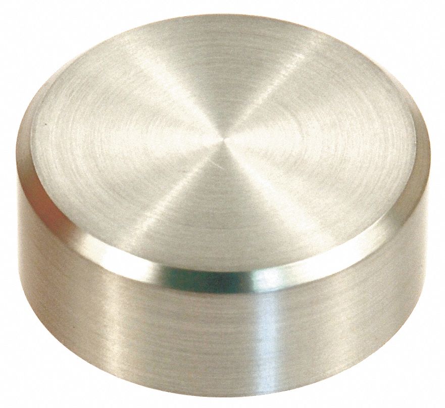 Standoff Cap, Rnd, Brss, 5/8x7/16, Pk2