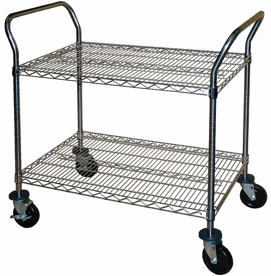 Wire Cart, 2 Shelf