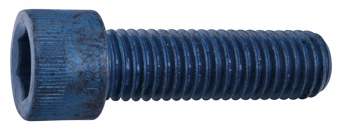 Socket Cap Screw, Blue, M4, 16mm, Pk50