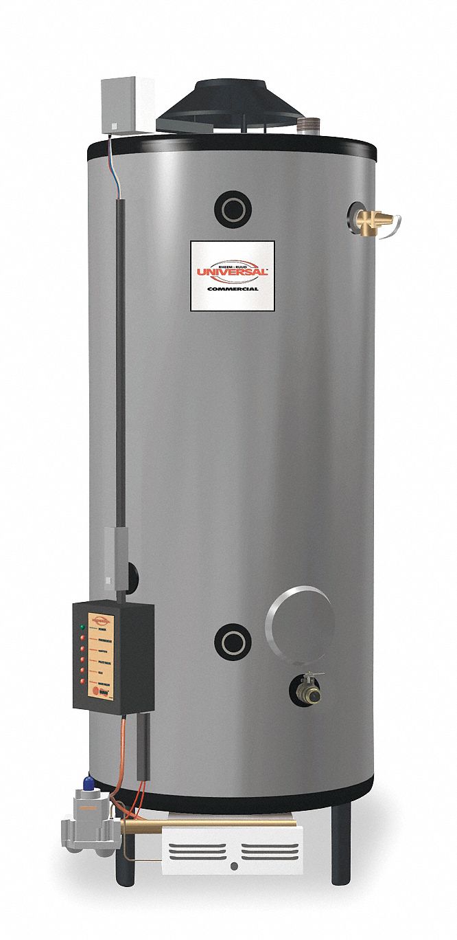 RHEEM-RUUD Water Heater,75 gal.,125000 BtuH - Gas Water Heaters - 5AU61