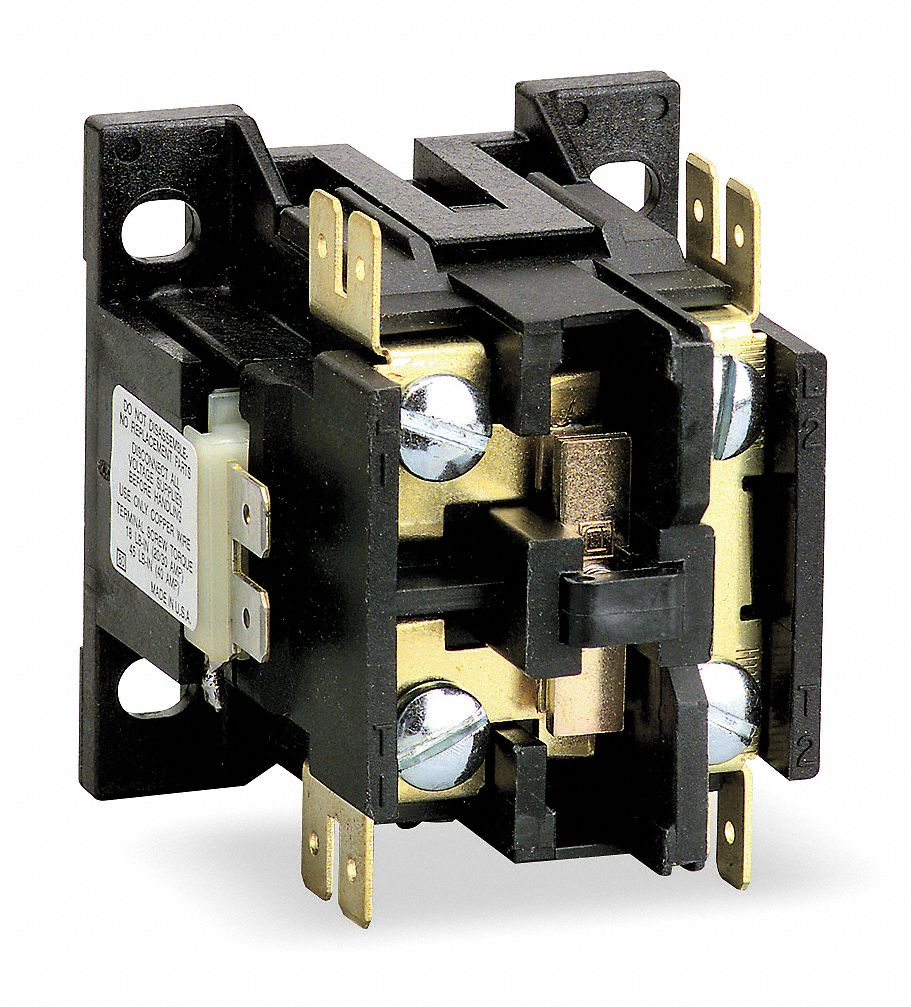 DP Compact Contactor, 120VAC, 30A, Open, 1P