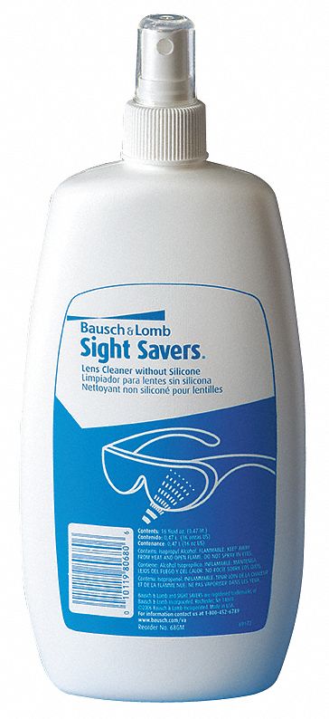 Lens Cleaning Solution, Non-Silicone
