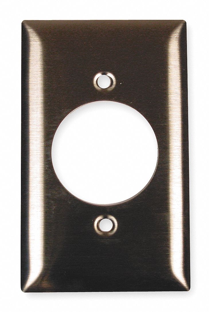 Stainless Wallplate, Silver