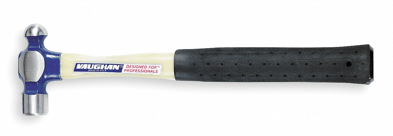 Ball Pein Hammer, Fiberglass, 16 Oz