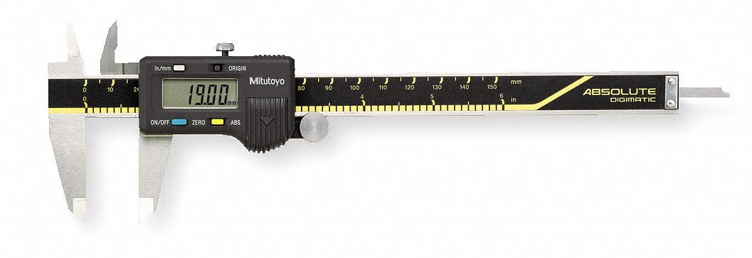 Digital Caliper, 0-12 In, SPC, Cert