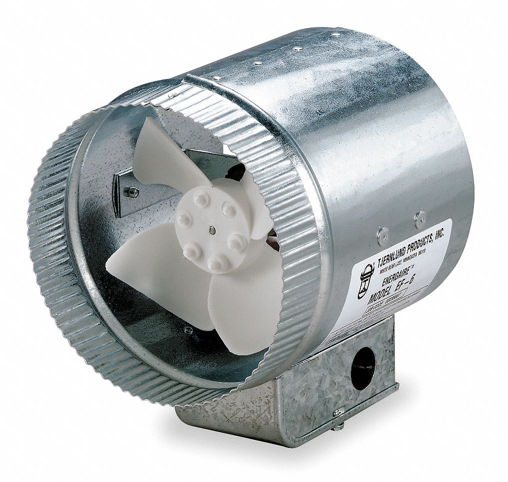 Axial Duct Booster, 15-1/2 In. L, Sleeve