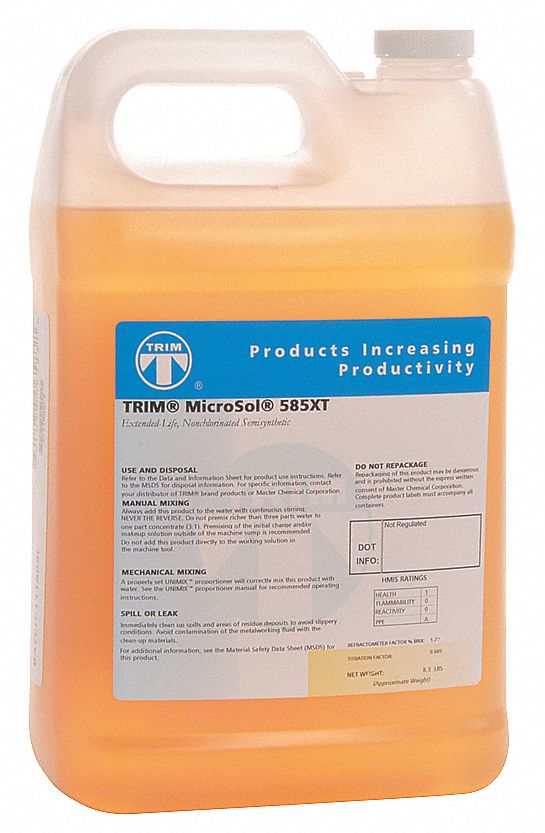 Semi Synthetic Fluid, MicroSol 585XT, 1Gal