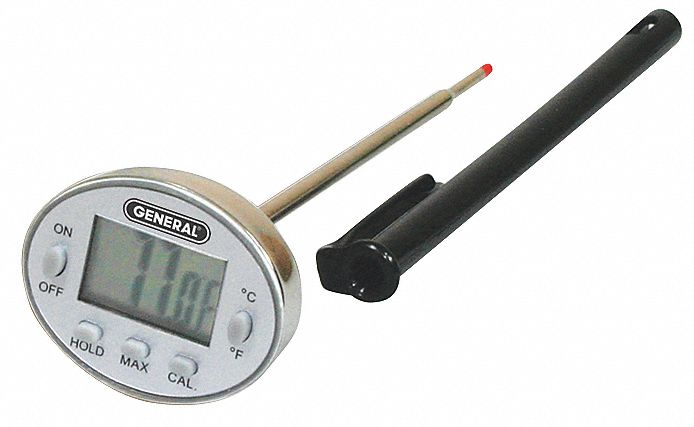 Digital Pocket Thermometer, 3 In. L
