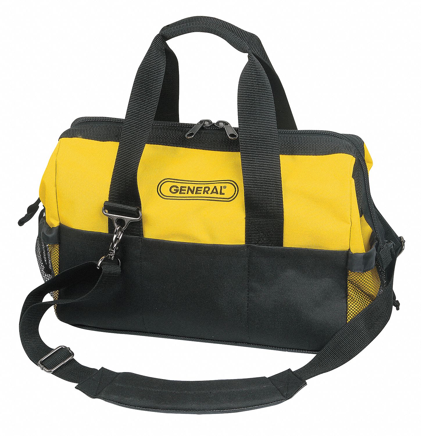 Soft Carrying Case, 12 In H, Black/Ylw