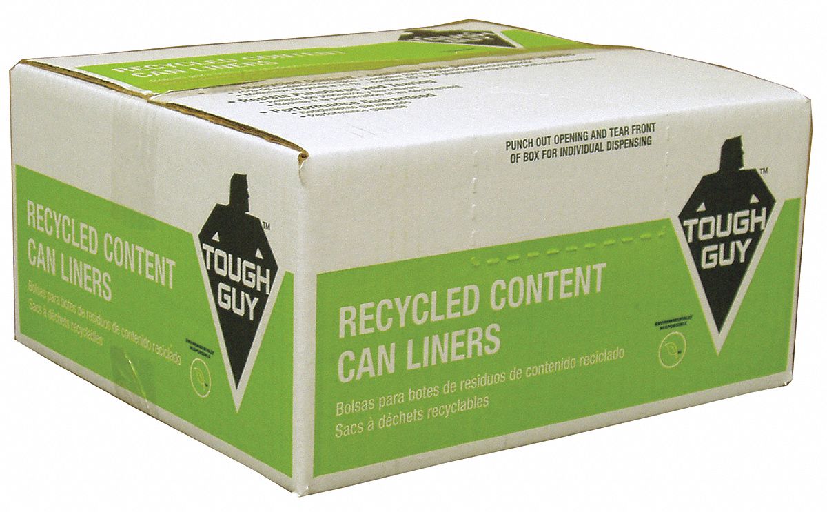 Flat Pack Liner, 12 to 16 Gal., PK250