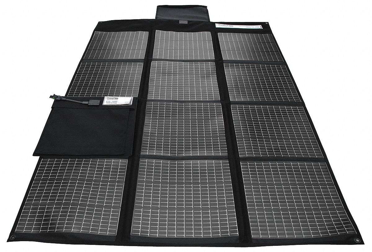 Solar Charger, Foldable, 30W, Blk, 47 x25.25