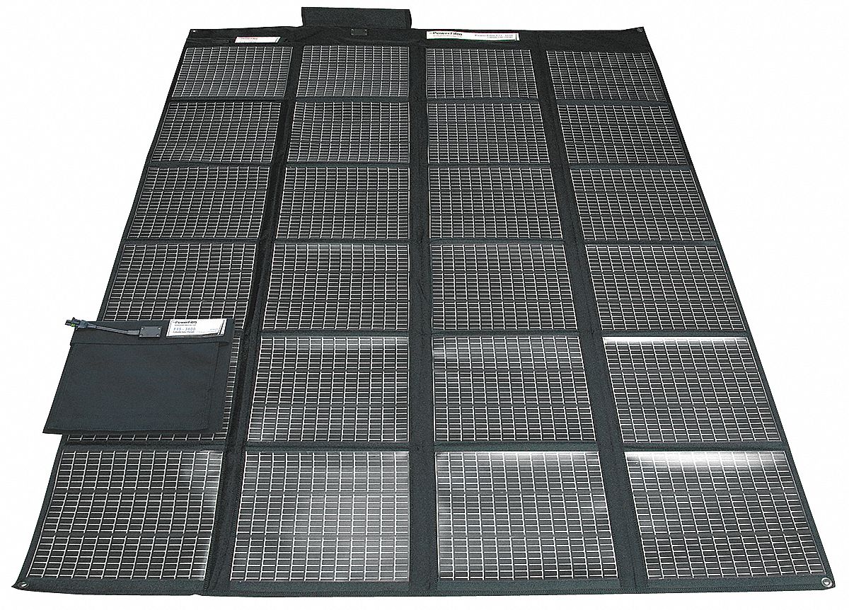 Solar Charger, Foldable, 60W, Black, 59x43