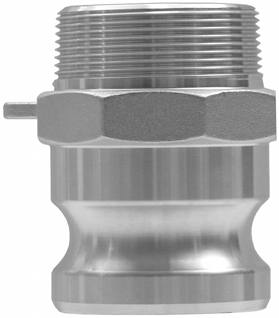 Cam and Groove Adapter, 2 In, 250 PSI