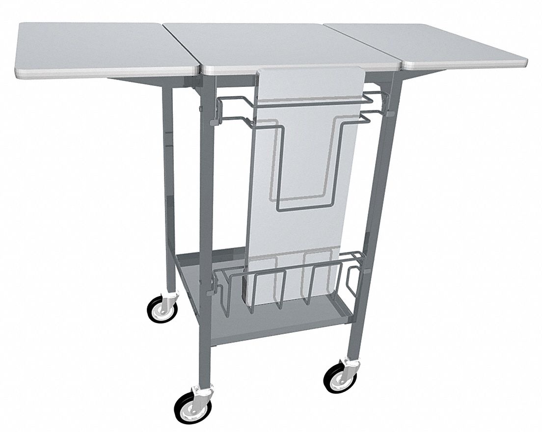 Mobile Work Table, 20 W x 46 In. L