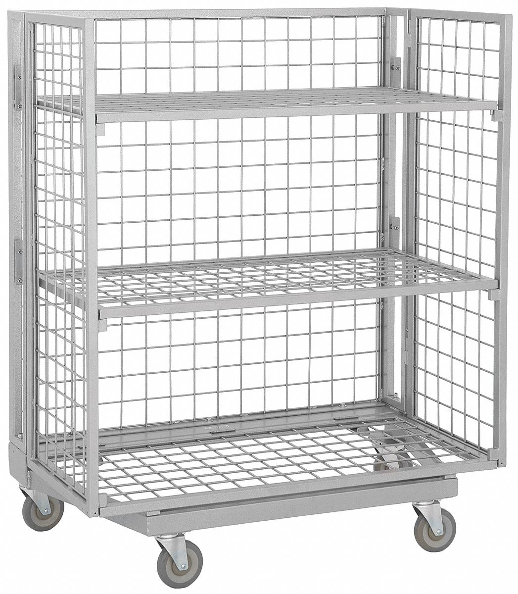 Nesting Wire Cart, 25 In. W, 58 In. L