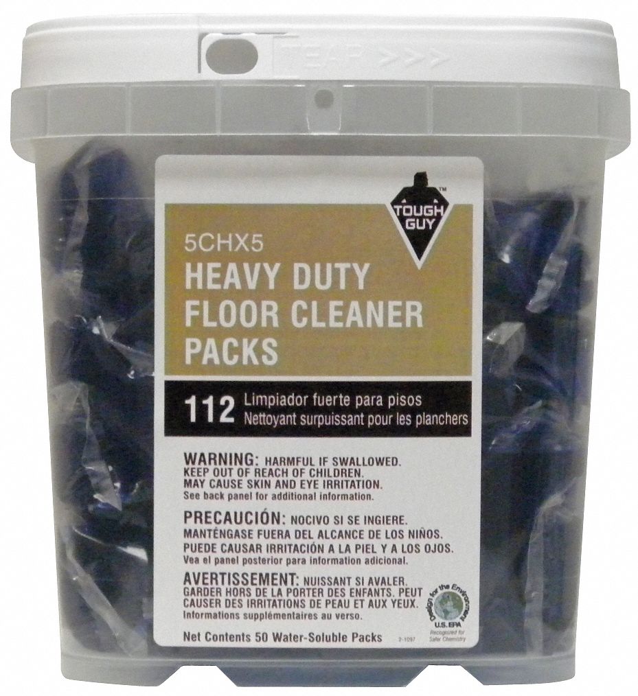 Heavy Duty Floor Cleaner, 45g, PK 50