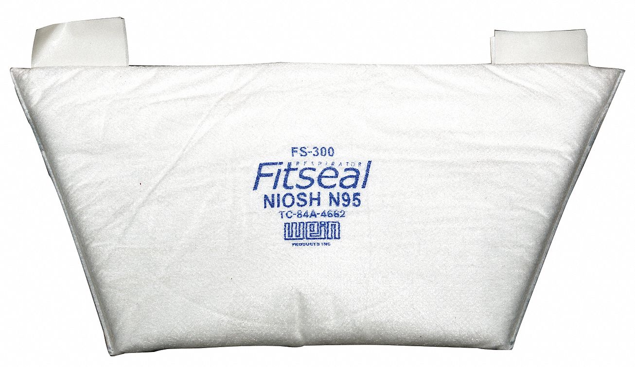 Flat Fold Disposable Respirator, N95, PK 5