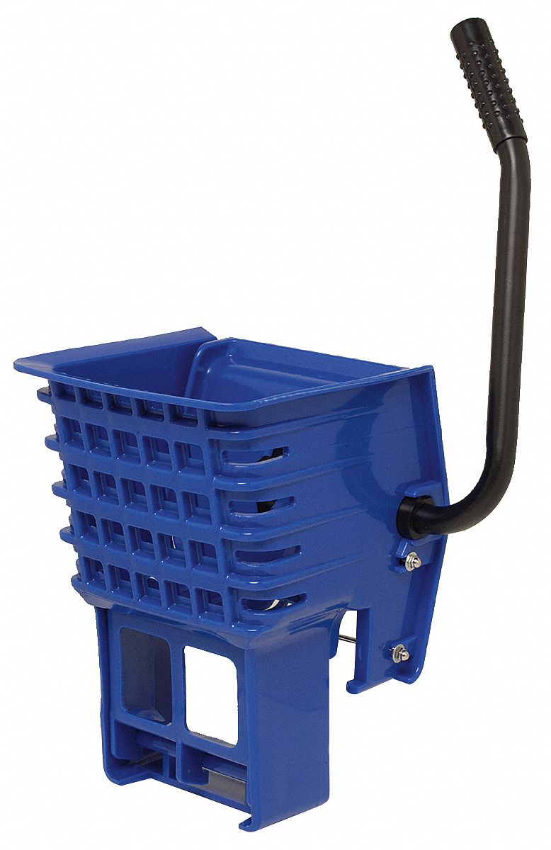 Mop Wringer, Side Press, 16 to 32 oz., Blue