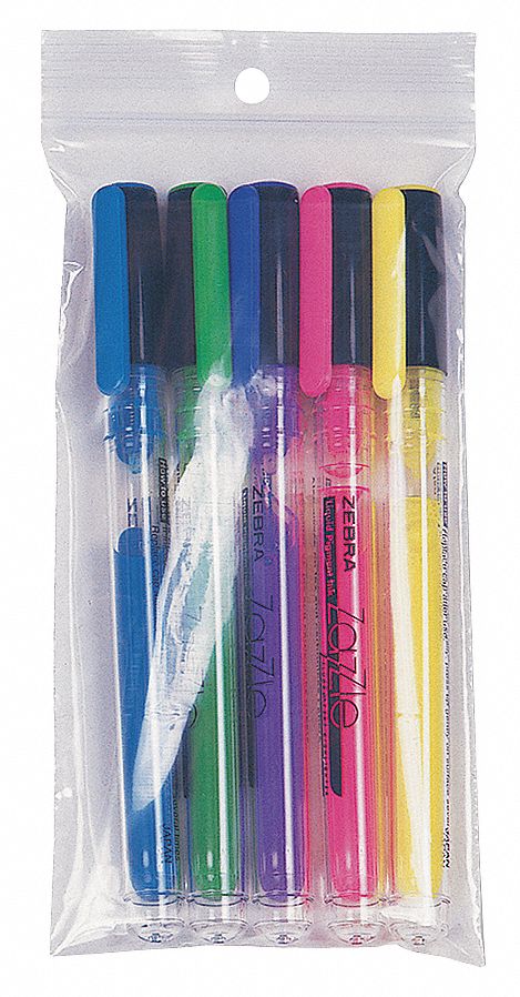 Reclosable Bag, 5 In. W, 8 In. L, PK 1000
